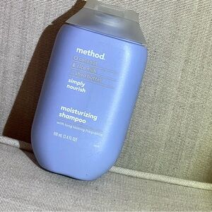 💙 METHOD Moisturizing SHAMPOO TRAVEL TRIAL SIZE 3.4oz 100ml